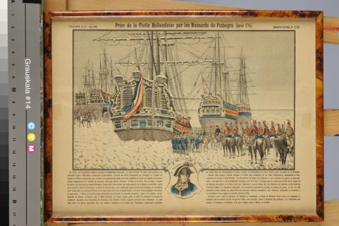 Louis Mozin (atelier de), Prise de la flotte Anglo-Batave