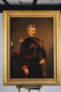 Ecole du XIXème siècle, "Officier d'artillerie montée belge"