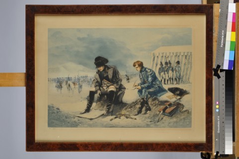 "L'empereur Napoléon 1er donnant ses ordres sur le champ de bataille" (Wagram)