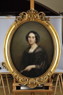 Ecole française du XIXe siècle, "Portrait de Cornélie Lahure"