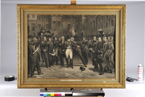 Vernet (d'après), Les adieux de Napoléon 1er à la Garde Impériale