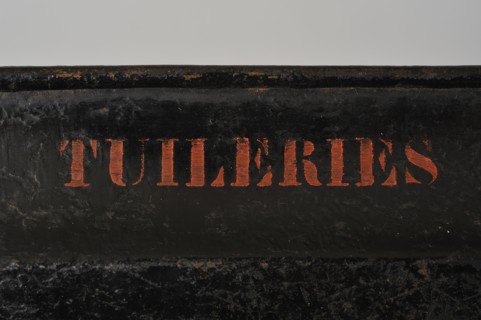 Détail d'un plateau du service de Napoléon III