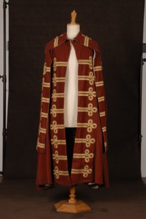 Theatrical costume : brown Louis XV style cape