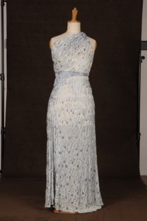 Costume de théâtre : robe de soirée 1930-1940 pailletée