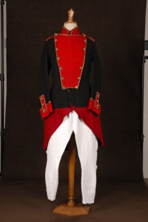 Theatrical costume : military costume, Louis XV style