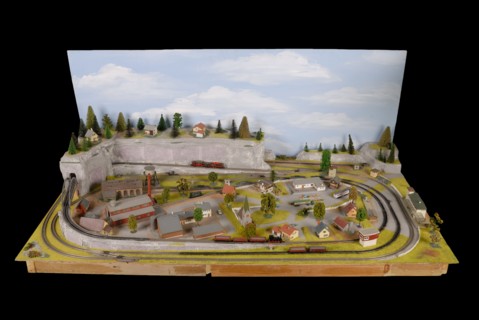 Jouet : maquette pour trains électriques