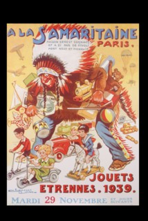 Affiche de Noël de La Samaritaine, 1939