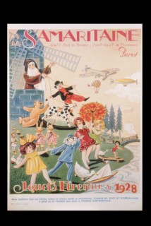 Affiche de Noël de La Samaritaine, 1928