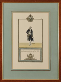 "Membre du Corps législatif", Gravure extraite du Livre du Sacre