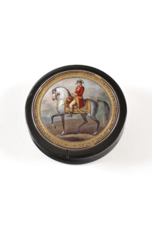 Boîte ornée d'une miniature représentant Bonaparte Premier Consul