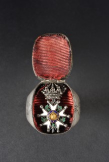 Bague chevalière en argent gravée "Etoile des Braves".