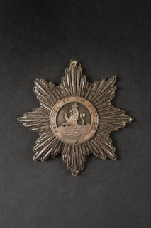 Plaque d’habit de dignitaire du Royaume de Hollande