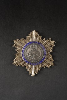 Plaque d'habit de l'Ordre de la Couronne de Westphalie