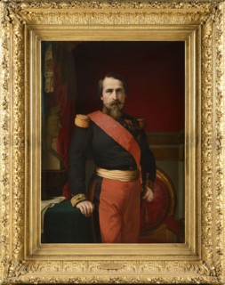 Flandrin, Portrait de l'Empereur Napoléon III dans son cabinet de travail