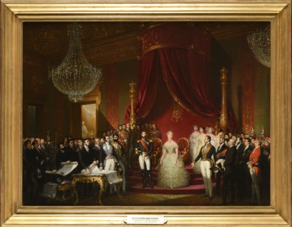 Court, La commission du Musée Napoléon présente à leurs Majestés impériales