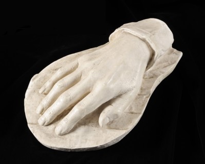 Moulage de la main de l'Empereur Napoléon Ier