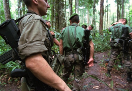 French Guyana Army 9Th Marine Infantry Regiment