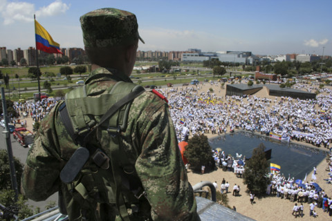 COLOMBIE-MANIFESTATION ANTI FARC