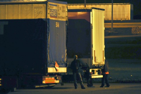 Illegal migrants Calais