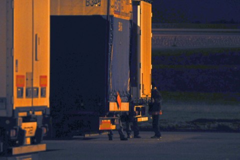 Illegal migrants Calais