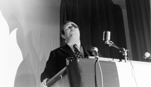 Premier meeting du Front National, le 7 novembre 1972
