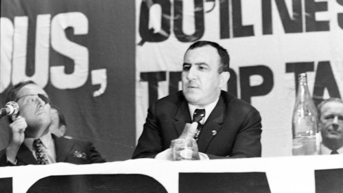 Premier meeting du Front National, le 7 novembre 1972