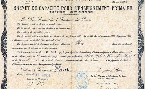 France Education Nationale 1919