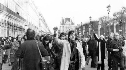 Anti-American demonstration, Paris, 1973