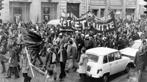 Manifestation du 1er mai 1973 à Paris