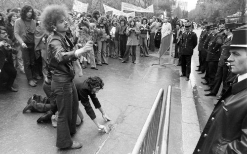 Anti-nuclear demonstration, Paris, 1973