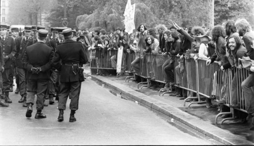 Anti-nuclear demonstration, Paris, 1973