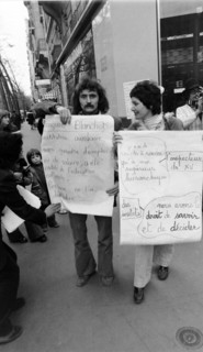 Manifestation d'instituteurs et professeurs, Paris, 1974