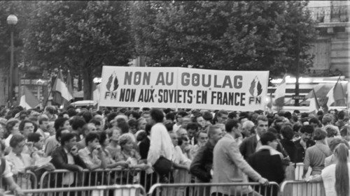 Manifestation anti-Gorbatchev, Paris, 1985