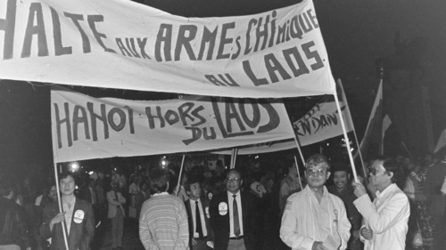 Manifestation anti-Gorbatchev, Paris, 1985