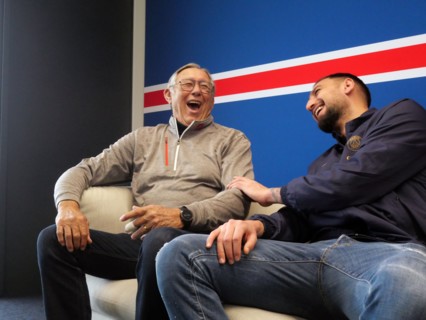 Camille Choquier et Gianluigi Donnarumma (2023)