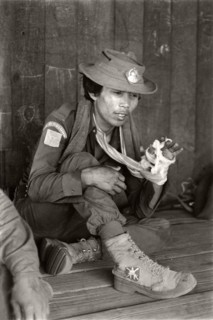 Ethnic Karen guerrilla in Myanmar
