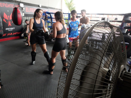 Le camp d’entraînement de boxe thaïlandaise Elite Fight Club du Francais Cédric Gautier
