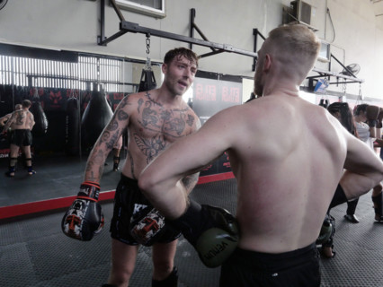 Le camp d’entraînement de boxe thaïlandaise Elite Fight Club du Francais Cédric Gautier