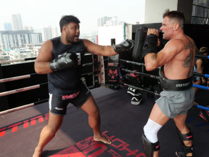 Le camp d’entraînement de boxe thaïlandaise Elite Fight Club du Francais Cédric Gautier
