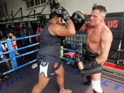 Le camp d’entraînement de boxe thaïlandaise Elite Fight Club du Francais Cédric Gautier