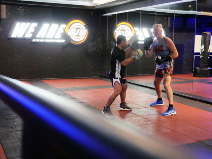 Le camp d’entraînement de boxe thaïlandaise Elite Fight Club du Francais Cédric Gautier