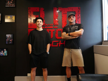 Le camp d’entraînement de boxe thaïlandaise Elite Fight Club du Francais Cédric Gautier