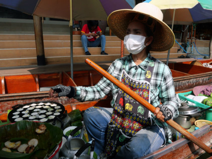 Thaïlande, marché flottant de Damnoen Saduak