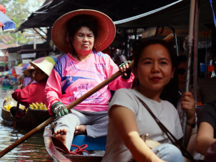 Thaïlande, marché flottant de Damnoen Saduak