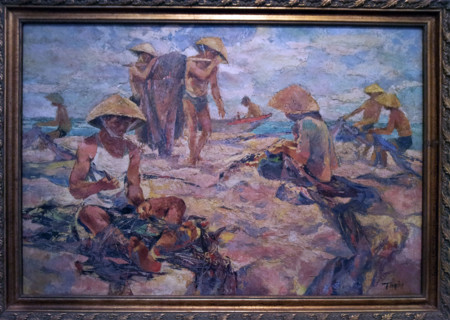 VIETNAM-CULTURE-MUSEE-PEINTURE