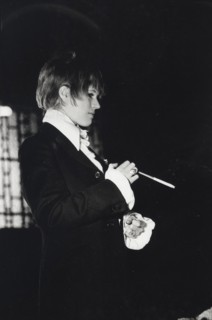 Spoof of Oscar Wilde trial in old church in Kings Cross, London (1966)