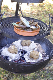 Buffet gaulois : céleri en coque de sel