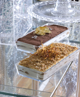 Repas de Noël en strass : tiramisu