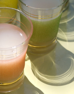 Pique-nique "Tour de France" : verres de jus de fruits et limonades