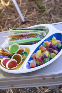 Pique-nique "Tour de France" : assiette de bonbons